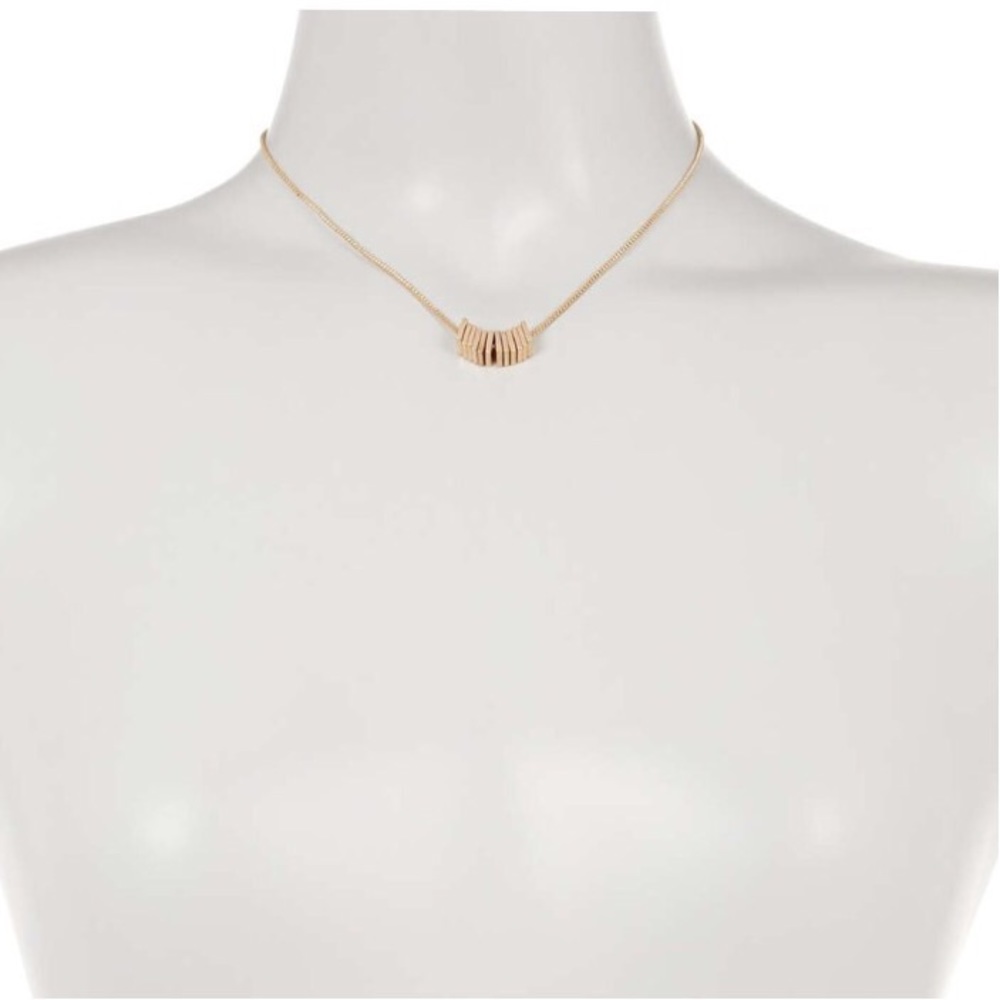 ✨🆕 Multi Square Bead Necklace ❖ Gold - Picture 3 of 8